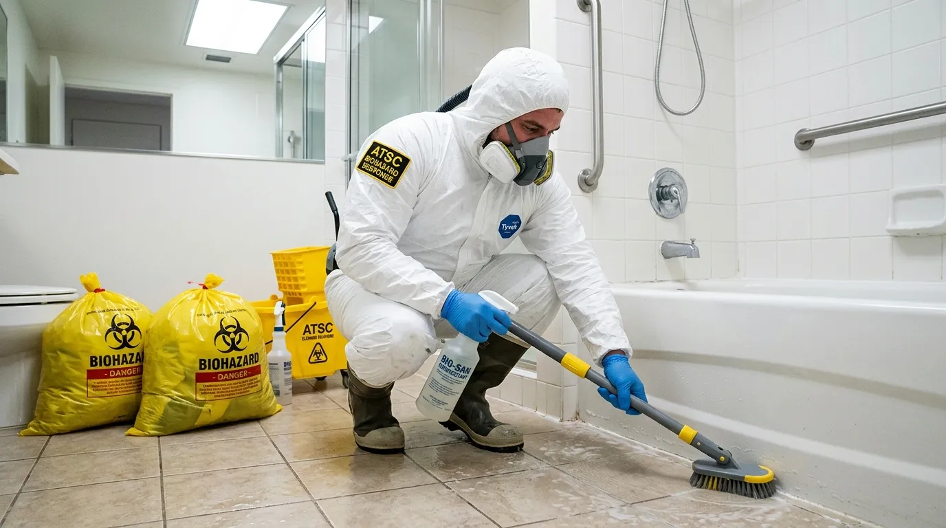 Decontamination equipment deployed for Blood Cleanup in Billerica